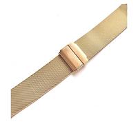 NASUNJIA Nessuna cinghia milianese di estremità curva gap compatibile con Samsung Galaxy Watch 4 Classic 46mm 42mm / 44mm 40mm cinturino ricambio cinturino(Gold,Galaxy Watch4 44mm)