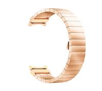 NASUNJIA Nessuna lastra di metallo senza lacune Adatta for Samsung Galaxy Watch 4 classic 46mm 42mm 44mm 40mm Bracciale in acciaio inox orologio 4 cinghia accessori(Rose Gold,Galaxy watch 4 44mm)