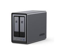 NASync DXP2800 NAS desktop a 2 bay CPU Intel N100 Quad core 8 GB di RAM DDR5 2,5