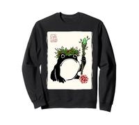 Nat 1 Grumpy Giapponese Rana druido Divertente DND Felpa