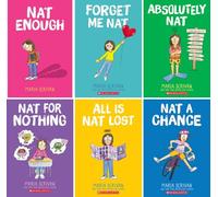 Nat Enough Graphic Novel Series 6 Books Set by Maria Scrivan - Nat Enough, Forget Me Nat, Absolutely Nat, Nat for Nothing, All Is Nat Lost & Nat a Chance