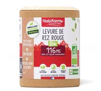 Nat & Form Lievito di Riso Rosso Bio 200 Capsule - Integratore per il colesterolo