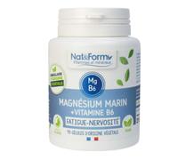 Nat & Form Magnesio Marino + Vitamina B6 40 Capsule Vegetali - Integratore