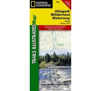 Nat Geo Maps Allagash Wilderness Waterway North Map (Map)