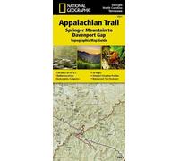 Nat Geo Maps Appalachian Trail: Springer Mountain to Davenport Gap Map (Map)