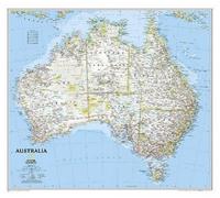 Nat Geo Maps Australia Classic Map [Tubed] (Map)