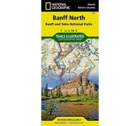 National Geographic Mappa Banff North – Parchi Nazionali di Banff e Yoho – Trails Illustrated