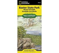Nat Geo Maps Baxter State Park Map (Mount Katahdin, Katahdin Iron Works) (Map)