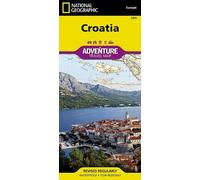 National Geographic Croatia Map: Travel Maps International Adventure Map