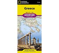 National Geographic Europa Greece Adventure Travel Map: Travel Maps International Adventure Map