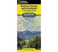 Nat Geo Maps National Forests and Grasslands of the US Map (Map)