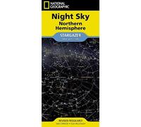 National Geographic Mappa stellare Emisfero Nord pieghevole Impermeabile antistrappo costellazioni