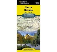 Nat Geo Maps Sierra Nevada, California Map (Map)