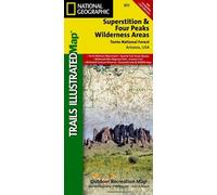 Nat Geo Maps Superstition and Four Peaks Wilderness Areas Map (Map)