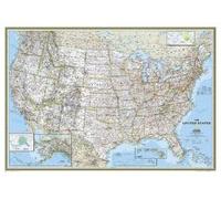 Nat Geo Maps United States Classic Map [Tubed] (Map)