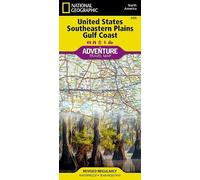 Nat Geo Maps United States, Southeastern Plains and Gulf Coast Map (Map)