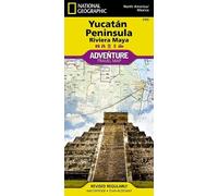 National Geographic Maps Northern Yucatn/maya Sites, Mexico (Map)