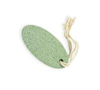 Nat Habit - Back to Natural Secrets Everyday pietra pomice originale per la cura dei piedi, design ergonomico, esfolia la pelle morta, ammorbidisce piedi e caviglie (confezione singola) verde grigio