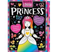 Nat Lambert Scratch & Draw Princess - Scratch Art Activity Bo (Copertina rigida)