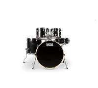 Natal KAR-UF22-BLS Arcadia Series UF22 - Batteria con ferramenta, 5 pezzi, colore: Nero brillante