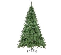 Nataland Albero di Natale Artificiale Verde Modello Ainos Altezza 180 Cm, Abete Super Folto con Effetto Realistico e Rami Con Aghi Anticaduta