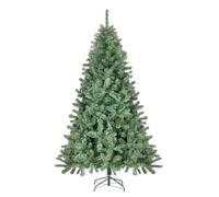 Nataland Albero di Natale Artificiale Verde Modello Cornor Altezza 210 Cm, Abete Super Folto con Effetto Realistico e Rami Con Aghi Anticaduta