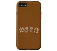 Natale 67 Meme Humor Divertente Sei Sette Omino Custodia per iPhone SE (2020) / 7/8
