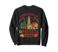 Natale a Bruges Belgio Vacanze Viaggi Turistici Souvenir Felpa