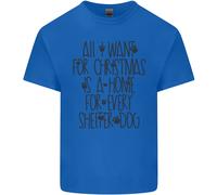 Natale A Casa per Ogni Shelter Cane T-Shirt Bambini Bambine