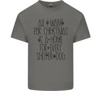 Natale A Casa per Ogni Shelter Cane T-Shirt Bambini Bambine