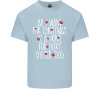 Natale A Casa per Ogni Shelter Cane T-Shirt Ragazzi Ragazze