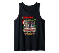 Natale a Londra Big Ben, Red Phone Booth Luci Vacanze Canotta