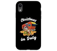 Natale a luglio Divertente Babbo Natale Camper RV Caravan Estate Natale Custodia per iPhone XR
