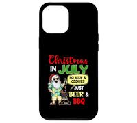 Natale a luglio Niente latte e biscotti solo birra e barbecue Custodia per iPhone 12 Pro Max