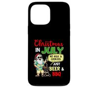 Natale a luglio Niente latte e biscotti solo birra e barbecue Custodia per iPhone 13 Pro Max