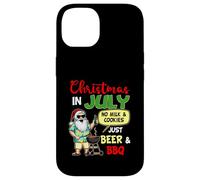 Natale a luglio Niente latte e biscotti solo birra e barbecue Custodia per iPhone 14