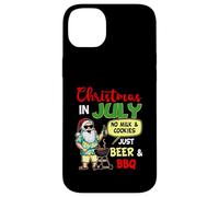 Natale a luglio Niente latte e biscotti solo birra e barbecue Custodia per iPhone 14 Plus