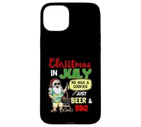 Natale a luglio Niente latte e biscotti solo birra e barbecue Custodia per iPhone 15 Plus