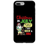 Natale a luglio Niente latte e biscotti solo birra e barbecue Custodia per iPhone 7 Plus/8 Plus