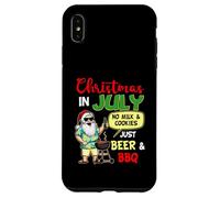 Natale a luglio Niente latte e biscotti solo birra e barbecue Custodia per iPhone XS Max