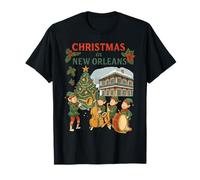 Natale a New Orleans Vacanze Viaggi Turistici Souvenir Maglietta