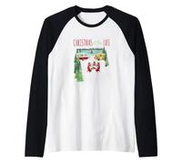 Natale al Lago Maglia con Maniche Raglan