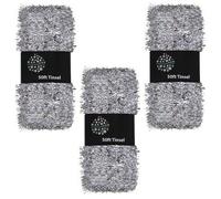 Natale Albero 3 Confezioni 50ft x 3cm (150ft) Decorazione Grande Valore -