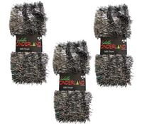 Natale Albero 3 Confezioni 50ft x 3cm (150ft) Decorazione Grande Valore - Nero E