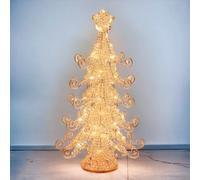 Natale Albero Abete Metallo H 35 Cm
