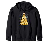 Natale Albero Fetta Banane Banana Felpa con Cappuccio