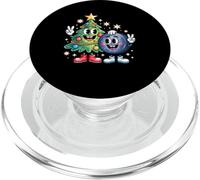 Natale Albero Hockey Su Ghiaccio Disco X-Mas PopSockets PopGrip per MagSafe