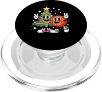 Natale Albero Pallacanestro X-Mas Cesto Canestro Giocatore PopSockets PopGrip per MagSafe