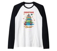 Natale alle Hawaii Vacanze Tropicali Vibes Maglia con Maniche Raglan