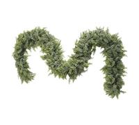 Natale artificiale - Decorazione verde realistica per la casa - decorazioni natalizie riutilizzabili per , per interni ed esterni, ringhiera porta parete